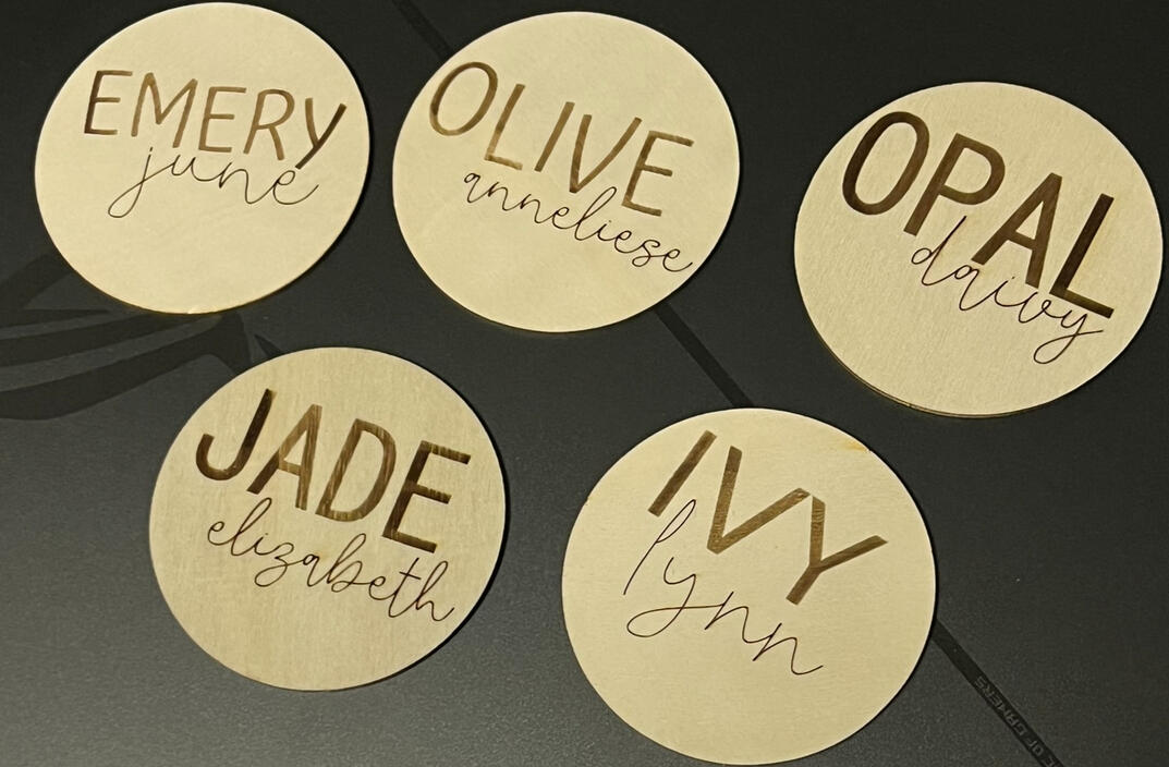 Baby Announcement Disks